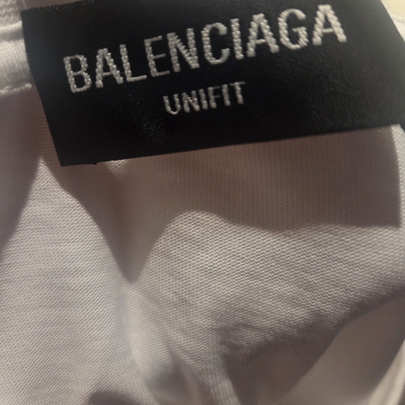 Balenciaga White Men's T-Shirt Size M - Picture 4 of 4